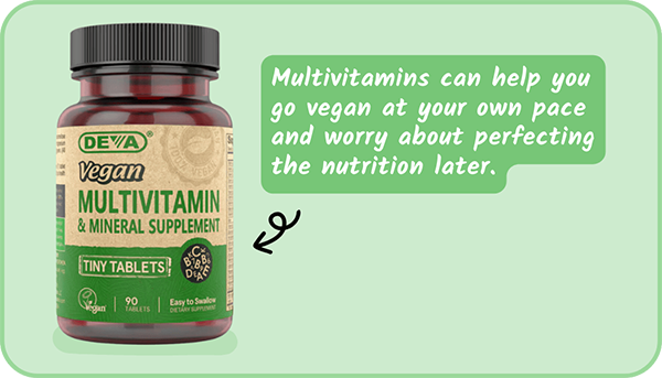 Vegan multivitamin and mineral supplement