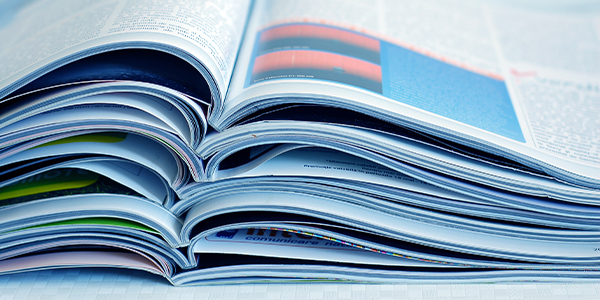 stack of journals